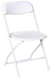 White Folding Chair