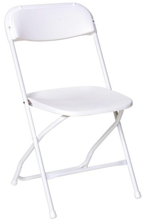 White Folding Chair
