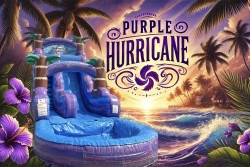 18' Purple Hurricane