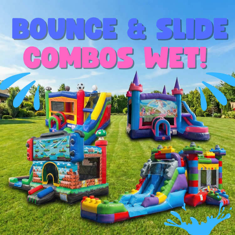 Bounce & Slide Combos Wet Bounce & Slide Combos Wet