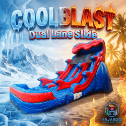 18ft CoolBlast Dual Lane Slide Dry