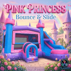 Pink Princess Bounce & Slide WET