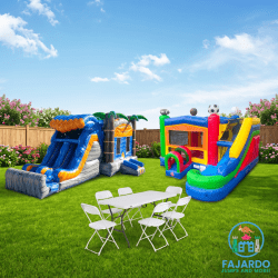 Bounce & Slide Dry Party Package