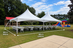 20' x 40' High Peak Tent