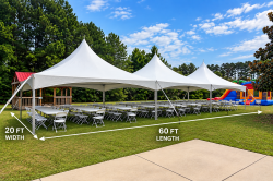 20' x 60' High Peak Tent